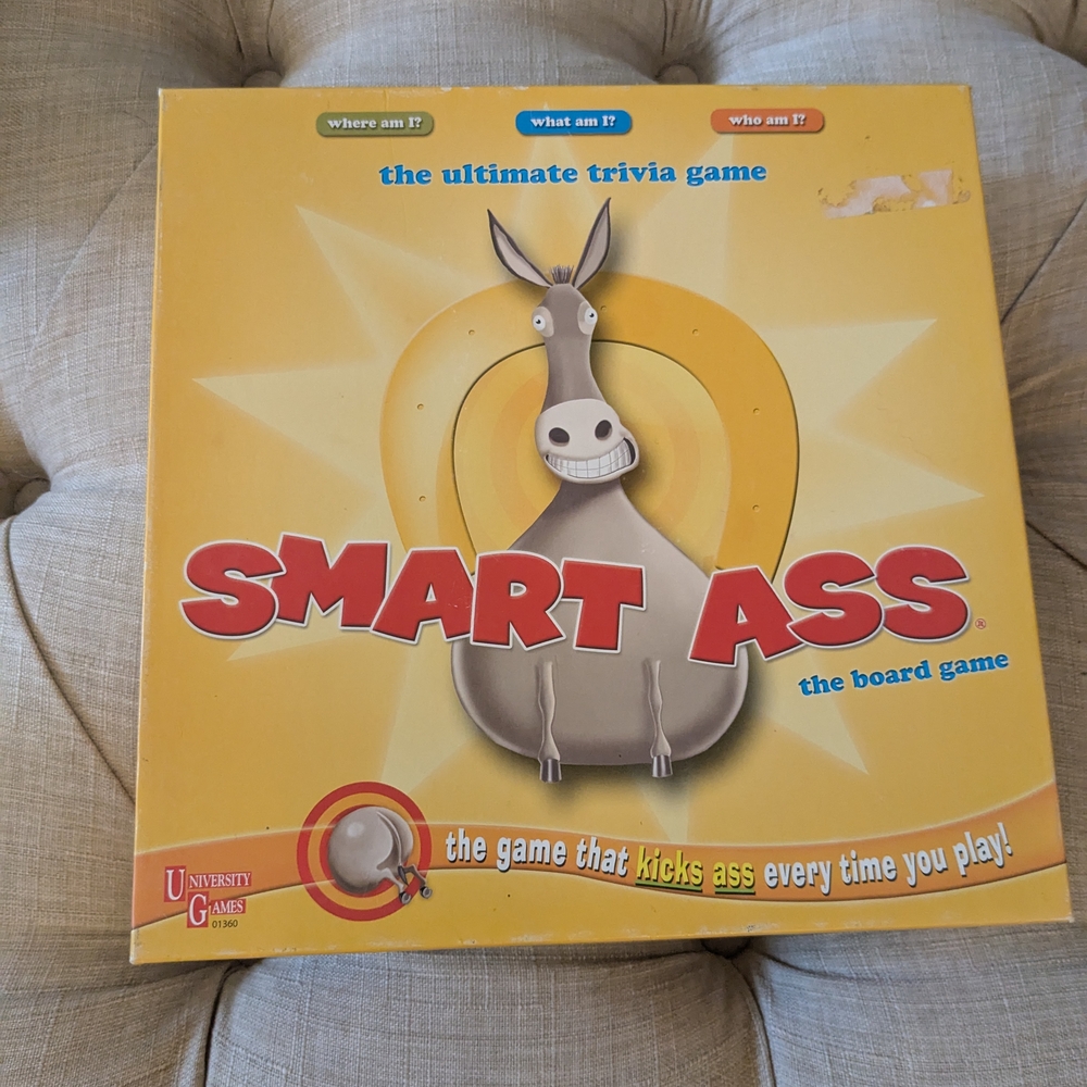 Smart Ass Trivia Board Game